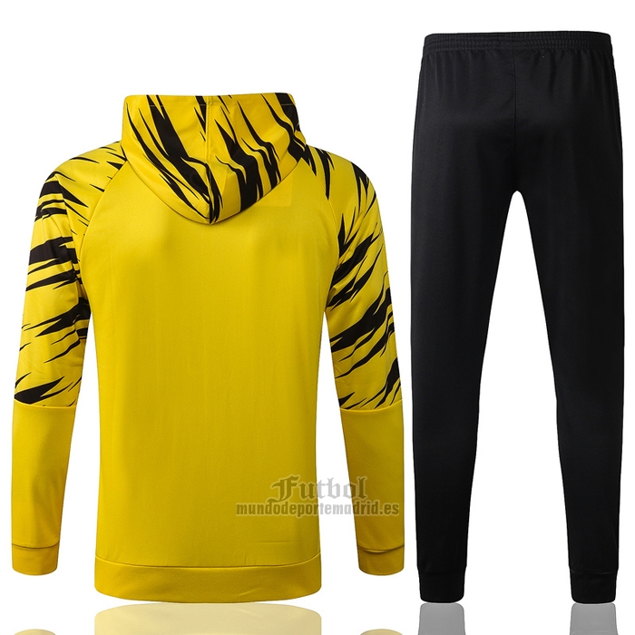 Chandal con Capucha del Borussia Dortmund 2021 Amarillo